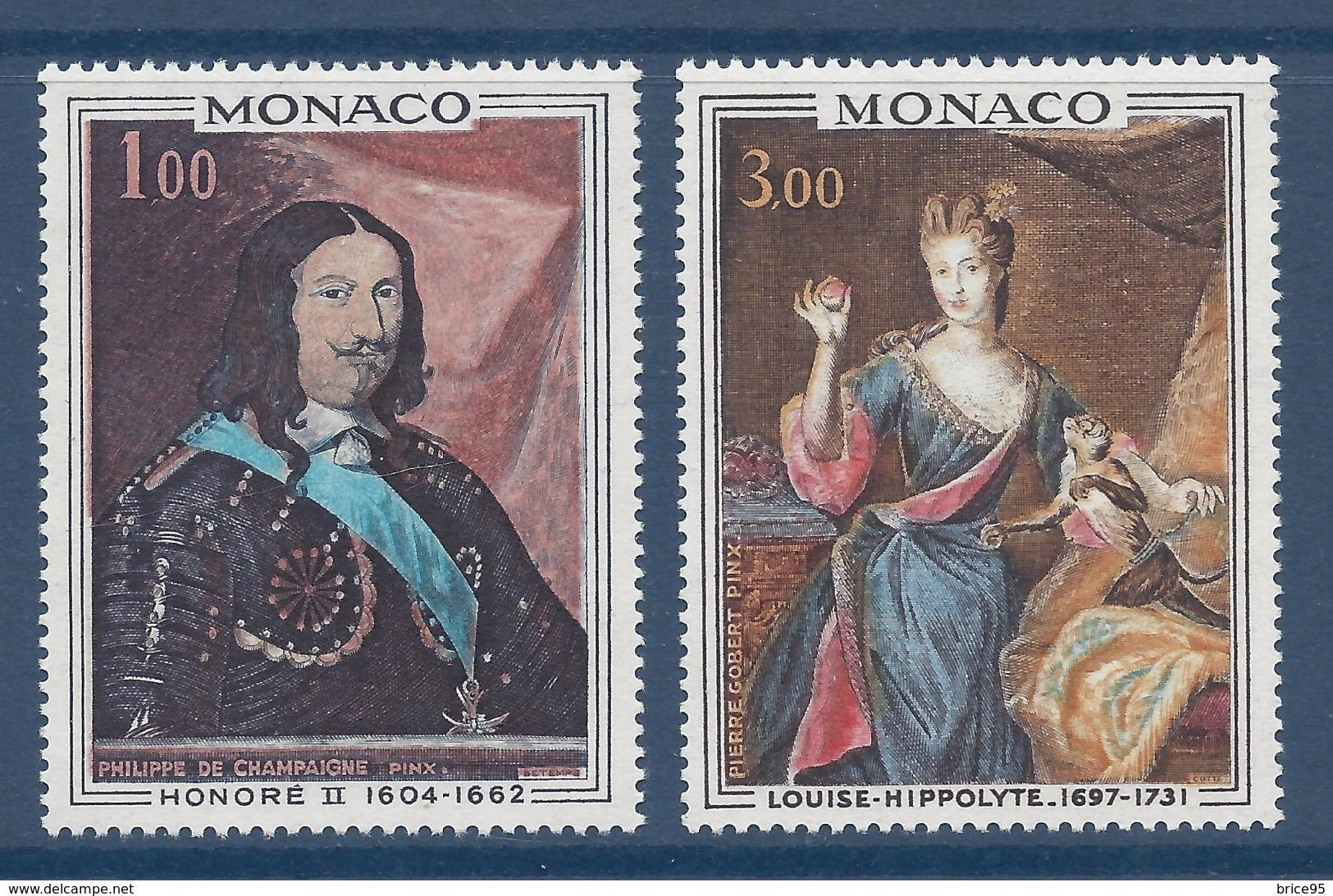 Monaco - Yt N° 797 Et 798 ** - Neufs Sans Charnière - 1969 - Unused Stamps