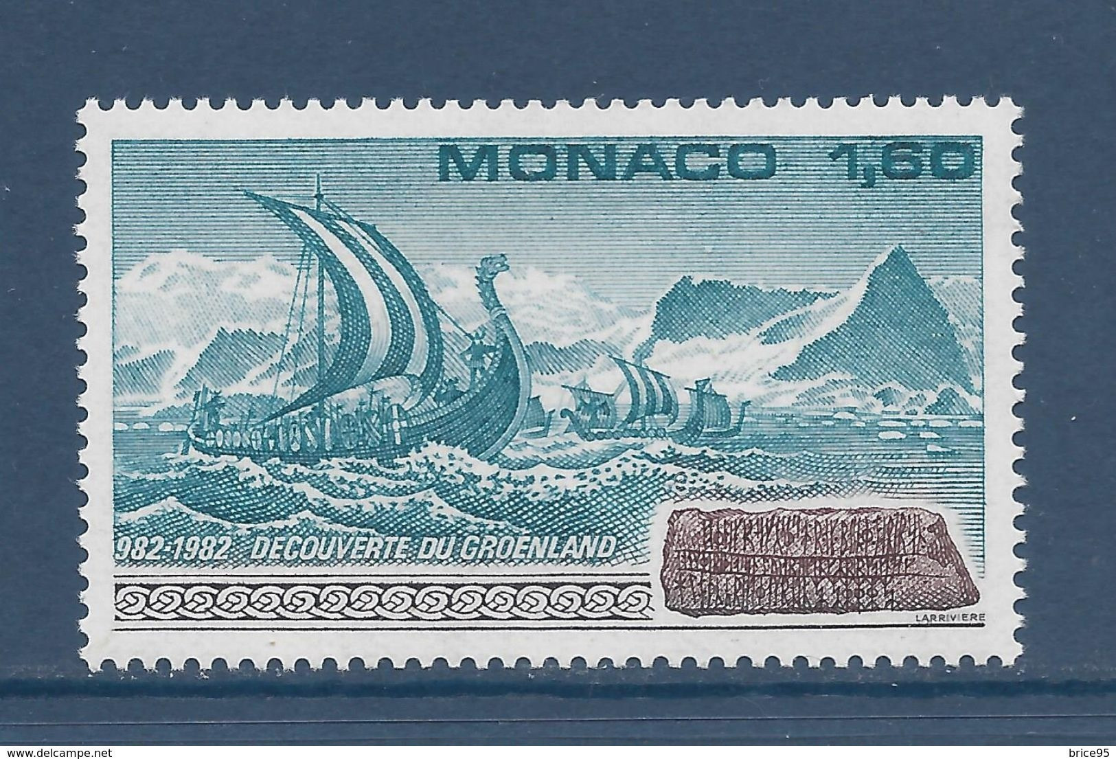 Monaco - YT N° 1356 ** - Neuf Sans Charnière - 1982 - Unused Stamps