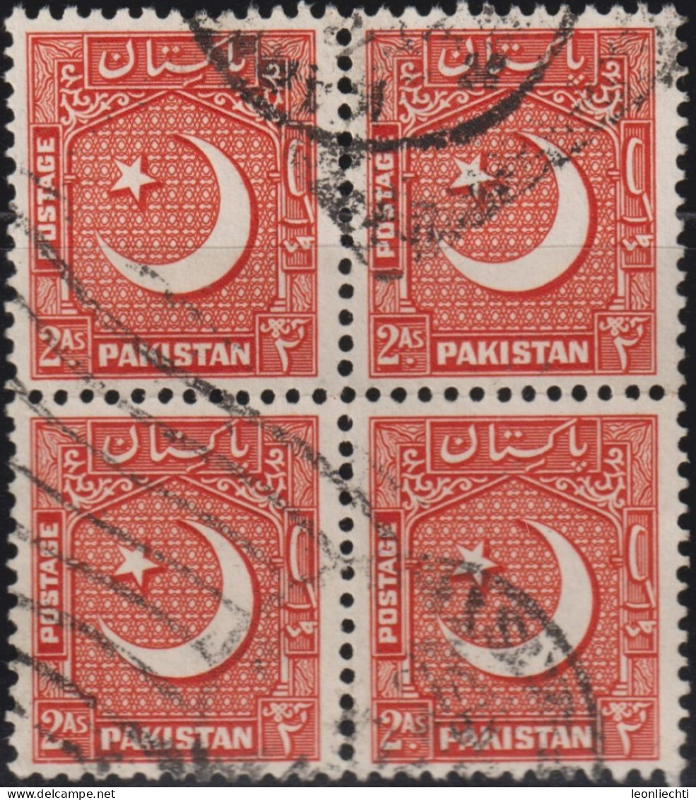 1948 Pakistan ° Mi:PK 29, Sn:PK 29, Yt:PK 29, Sg:PK 29, Sid:PK 29, Crescent And Star (NE) - Pakistan