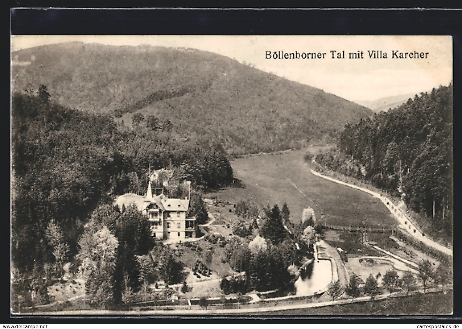 AK Bergzabern, Böllenborner Tal, Panorama Mit Villa Karcher  - Bad Bergzabern