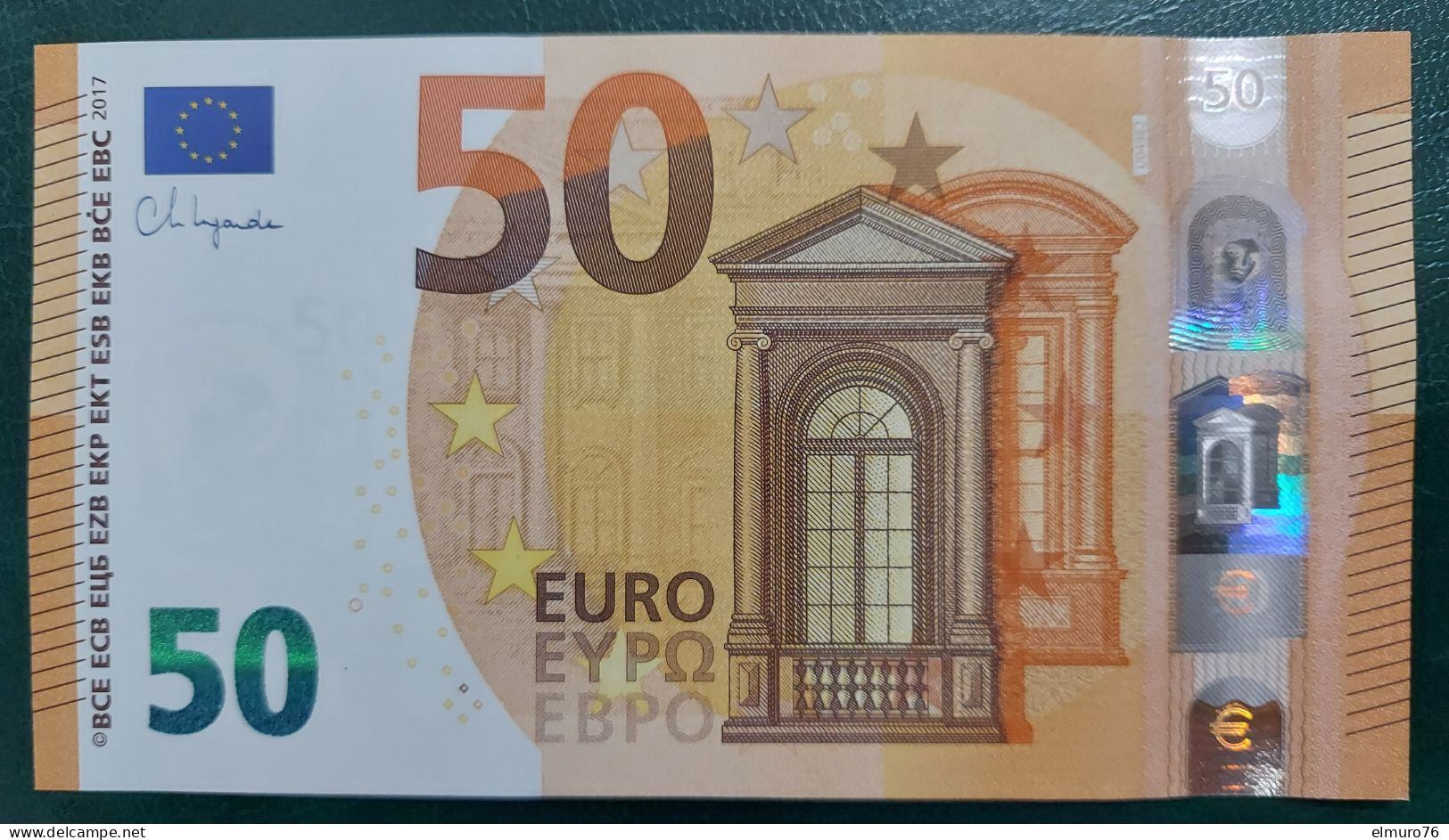 50 EURO U049F2 France Lagarde Serie UF Ch 09 Perfect UNC - 50 Euro