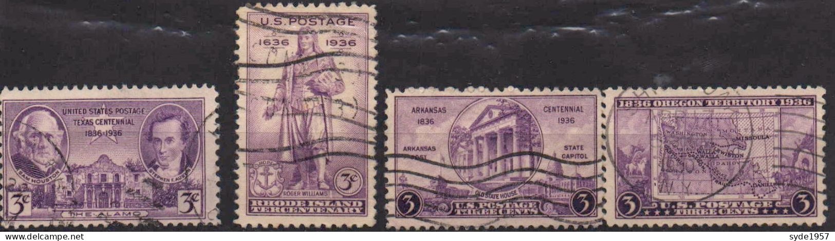 US Postage -1936 14 Timbres Oblitérés, Liste Ci-dessous - Gebraucht