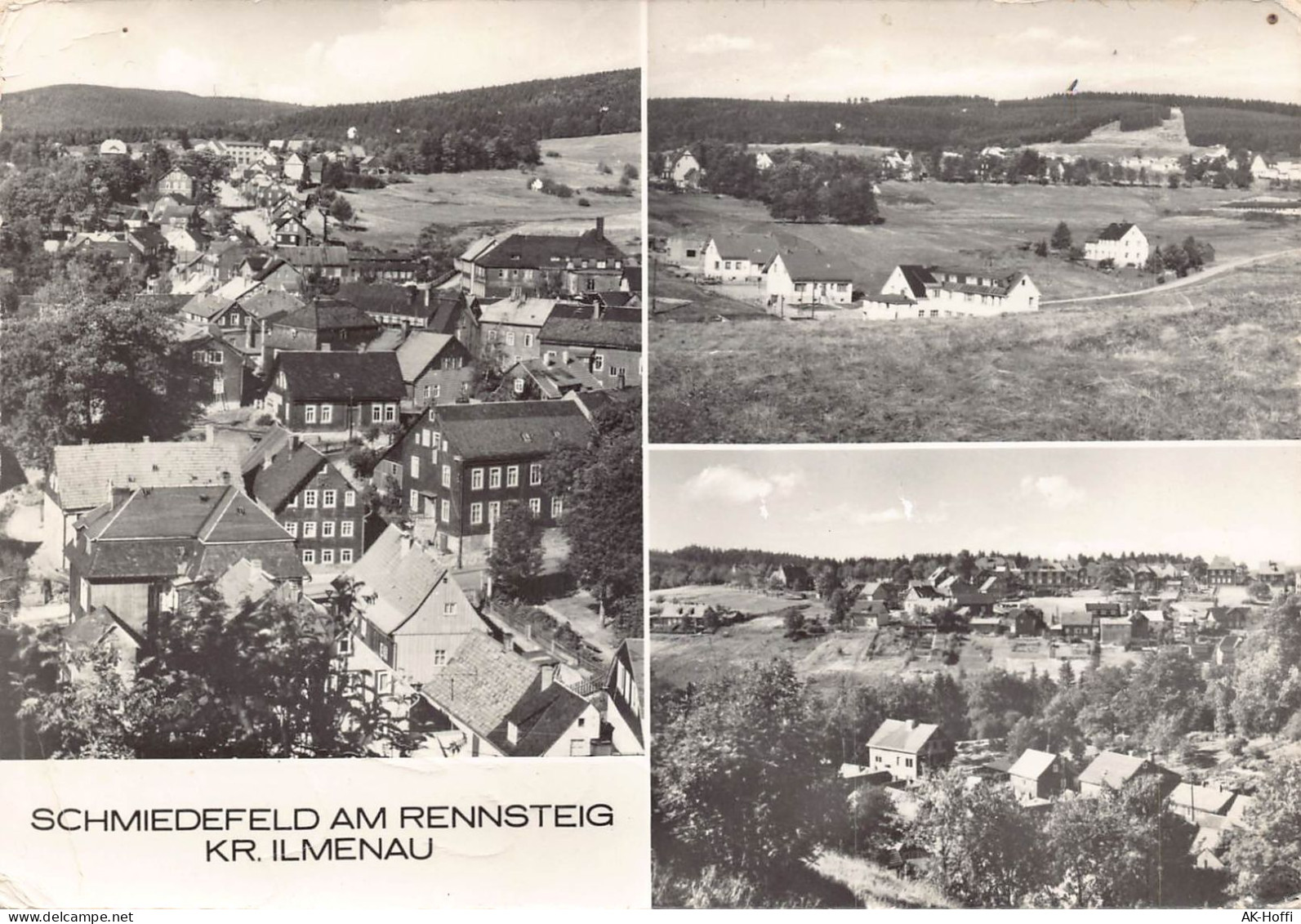 SCHMIEDEFELD AM RENNSTEIG KR. ILMENAU - Mehrbildkarte - Schmiedefeld