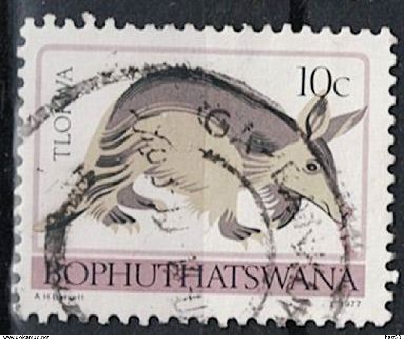 Bophuthatswana -  Erdferkel (Orycteropus Afer) (Mi.Nr: 10 A) 1977 - Gest Used Obl - Bophuthatswana