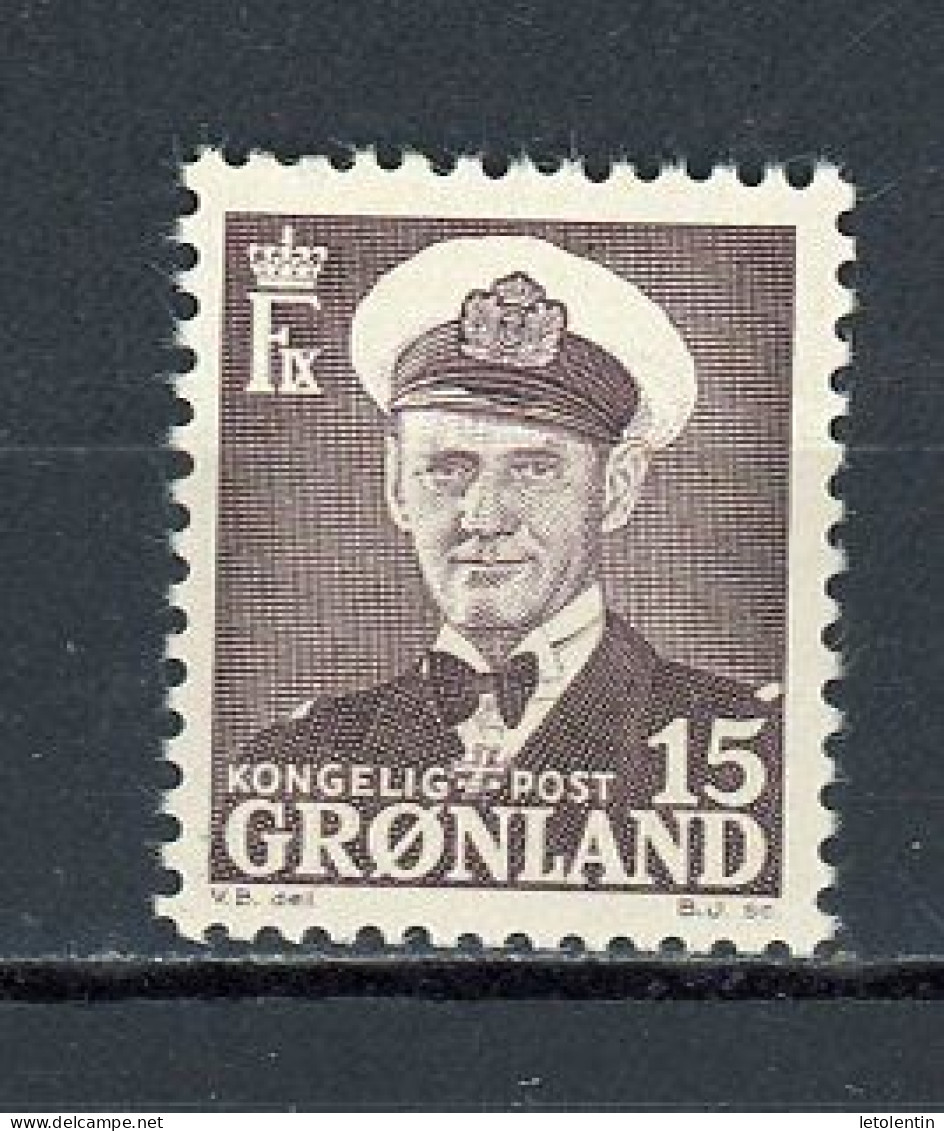 GROENLAND - FREDERIC IX - N° Yvert 22 ** - Nuovi