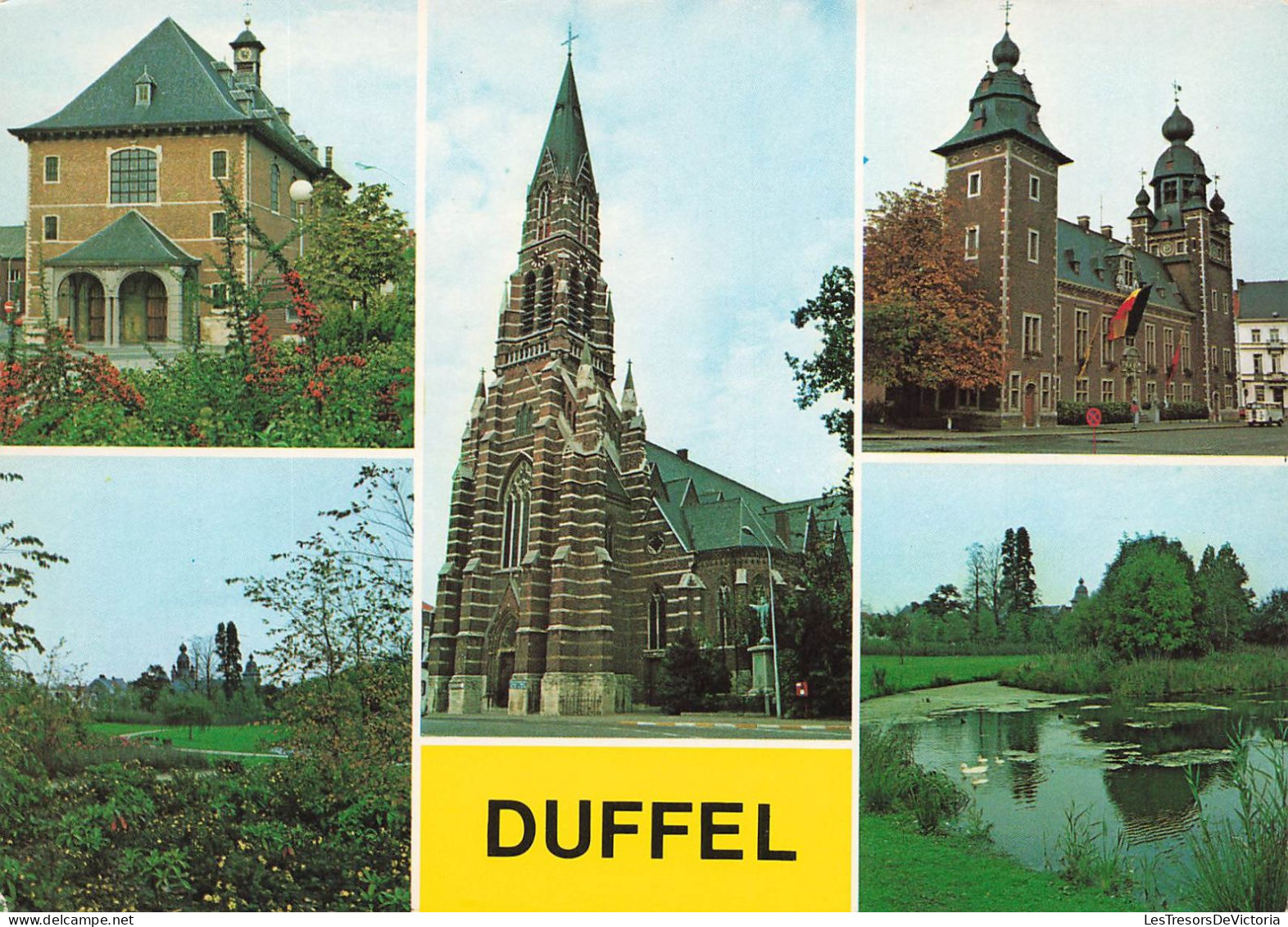 BELGIQUE - Duffel - Multivues - Colorisé  - Carte Postale - Duffel