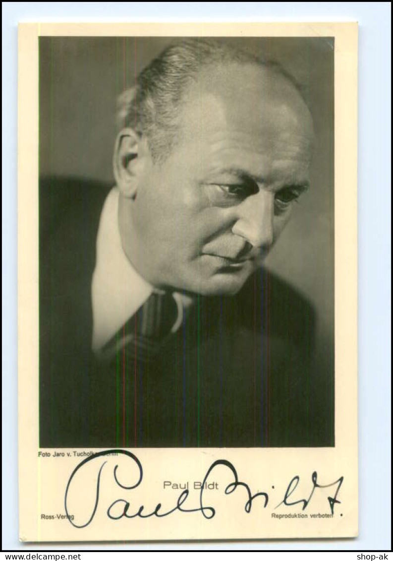 XX15582/ Paul Bildt Autogramm 1940 Schauspieler Regisseur Ross Foto AK  - Autogramme