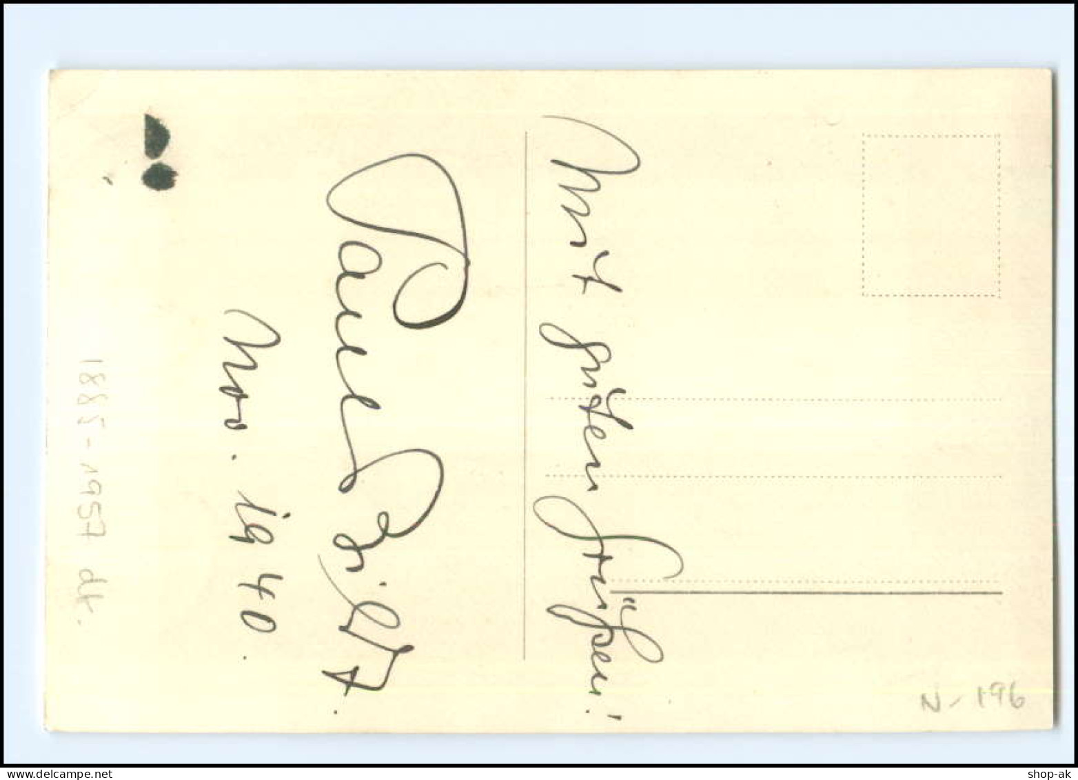 XX15582/ Paul Bildt Autogramm 1940 Schauspieler Regisseur Ross Foto AK  - Autographs
