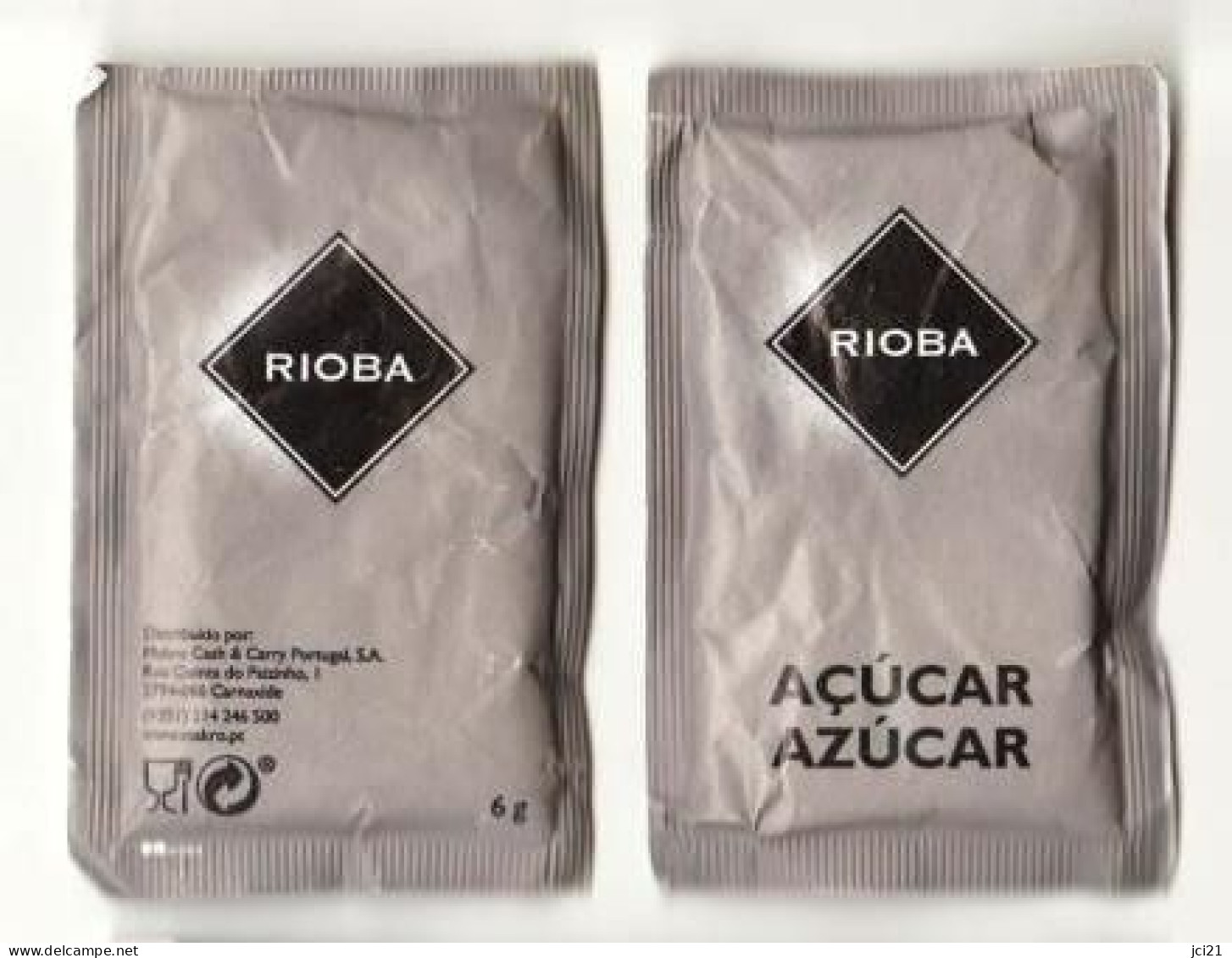 Sachet Sucre Portugal " RIOBA " Sugar Azucar Açucar [S251]_Di408 - Suiker