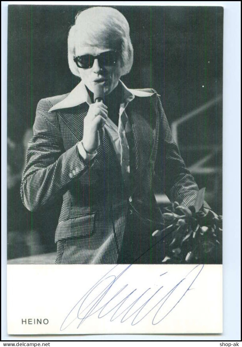 Y19970/  Heino Autogramm Emi-Electrola Autogrammkarte - Autógrafos