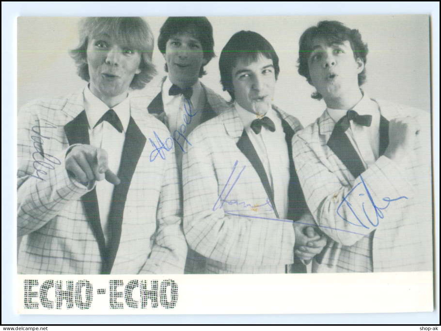 Y19963/ Echo-Echo  Autogramm  WEA-Karte - Autogramme