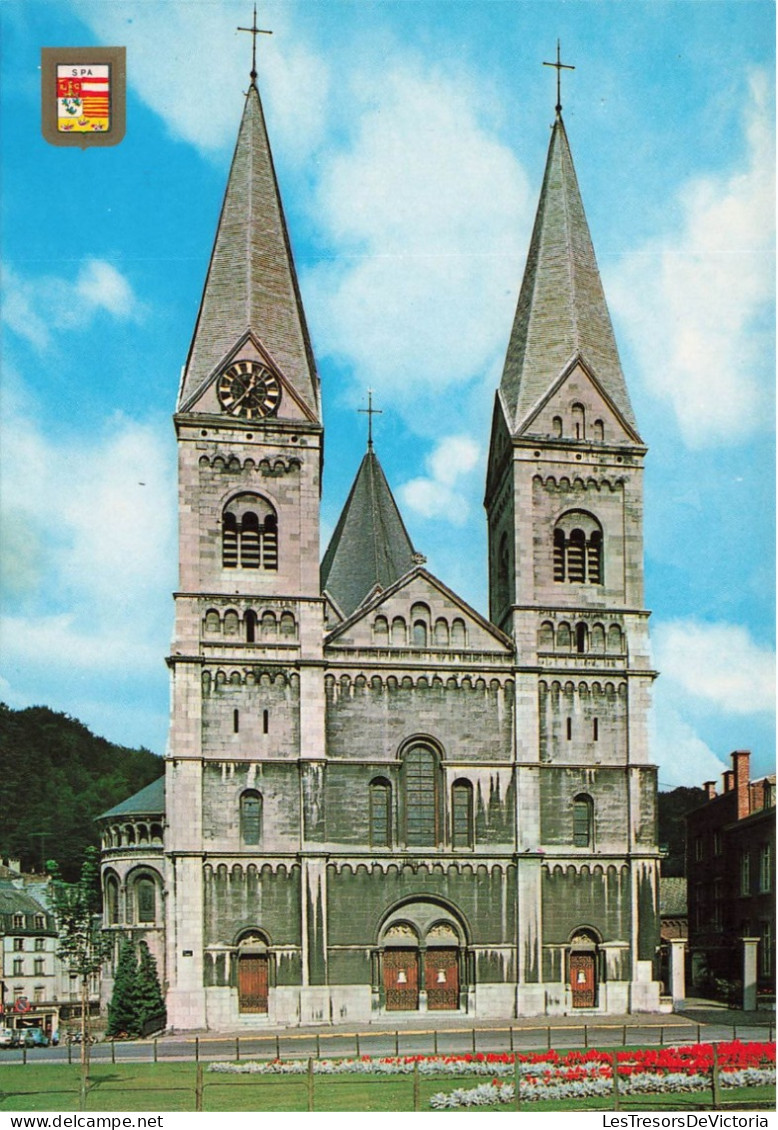 BELGIQUE - Spa - Vue Générale De L'église De Spa - Colorisé  - Carte Postale - Spa