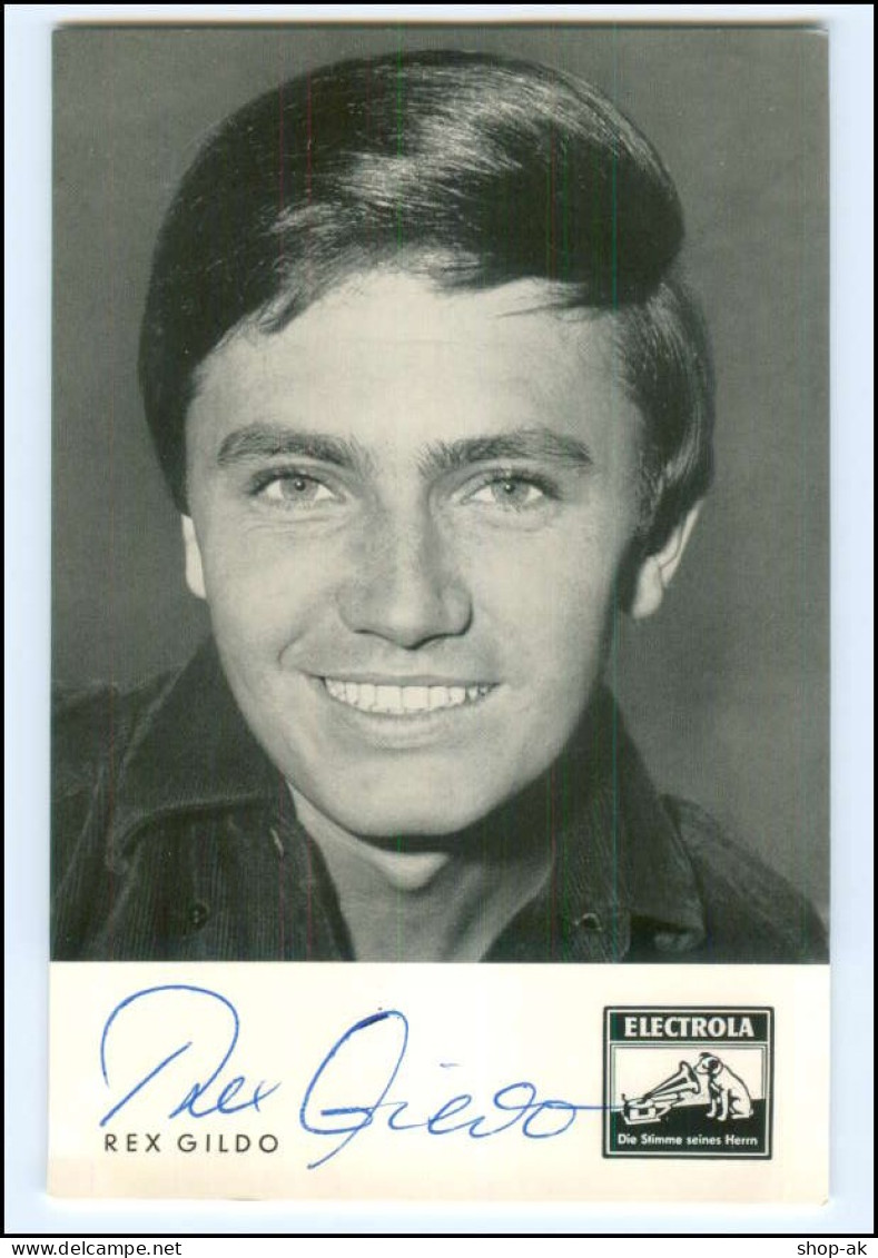 V1981/ Rex Gildo Autogramm  Electrola-Karte  - Autografi