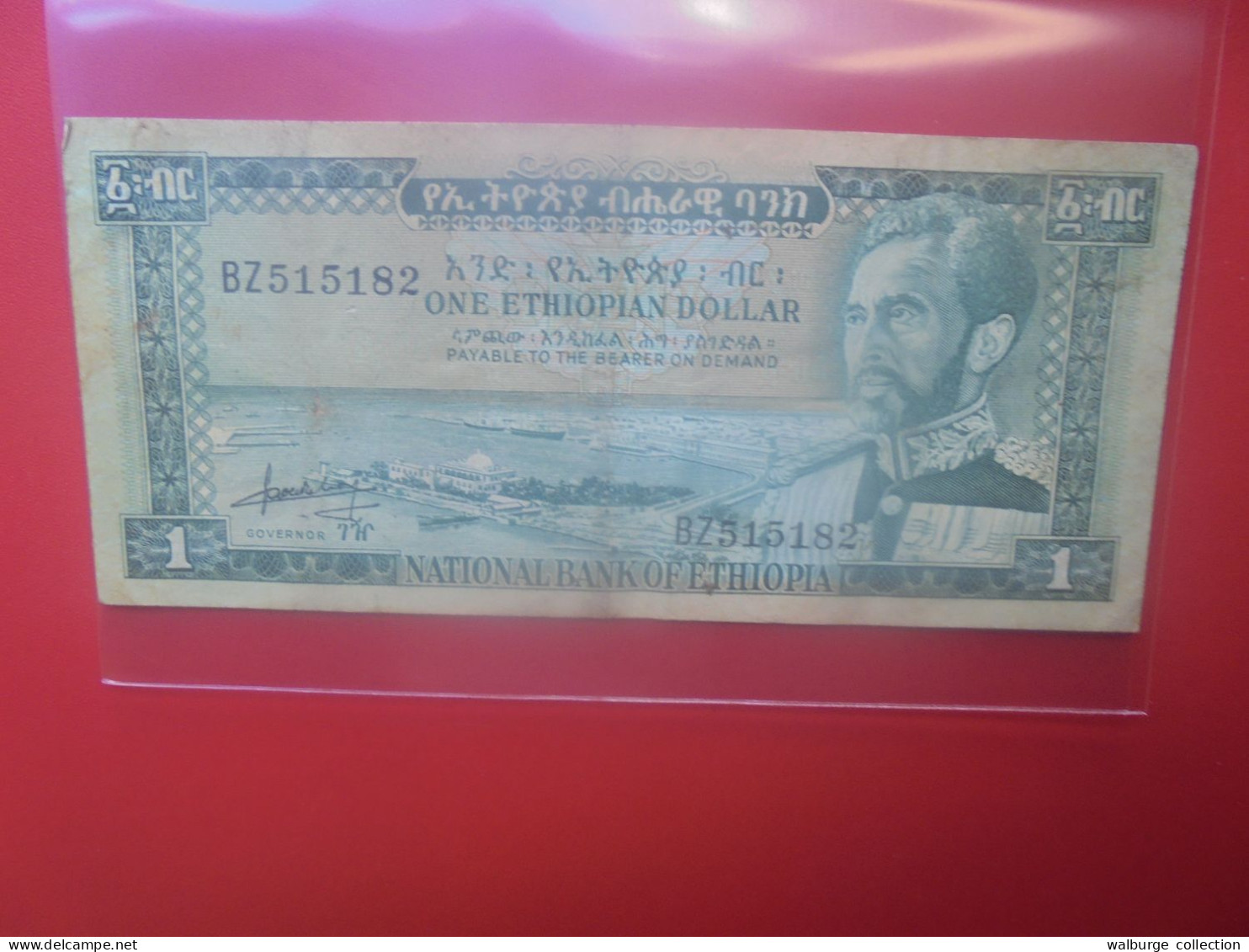 ETHIOPIE 1$ 1966 Circuler (B.33) - Etiopía