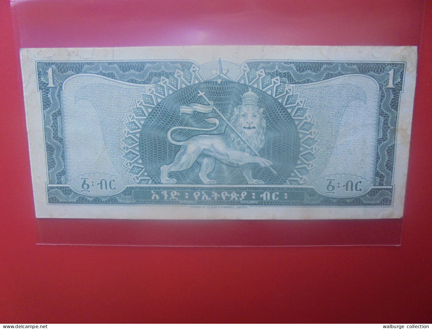 ETHIOPIE 1$ 1966 Circuler (B.33) - Etiopía
