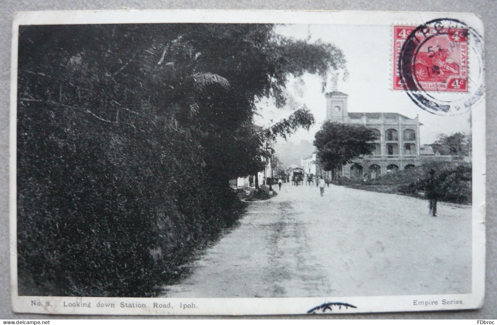 MALAYSIA - Malaisie LOOKING DOWN STATION ROAD -  IPOH - Empire Séries - Malesia