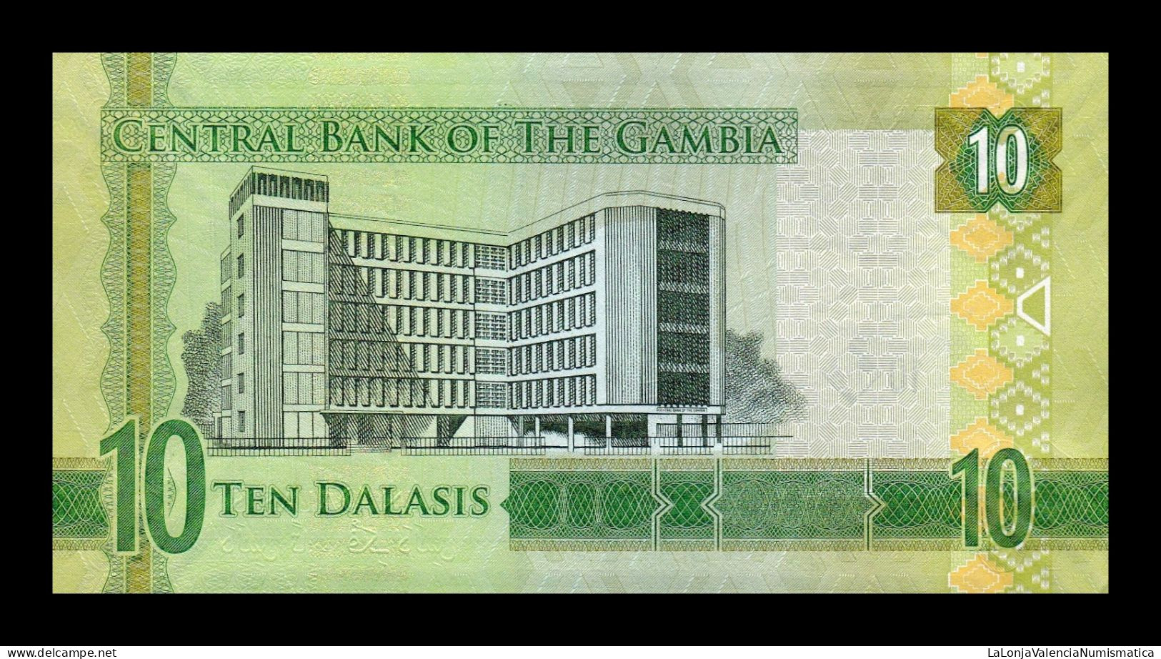 Gambia 10 Dalasis 2015 Pick 32 Sc Unc - Gambie