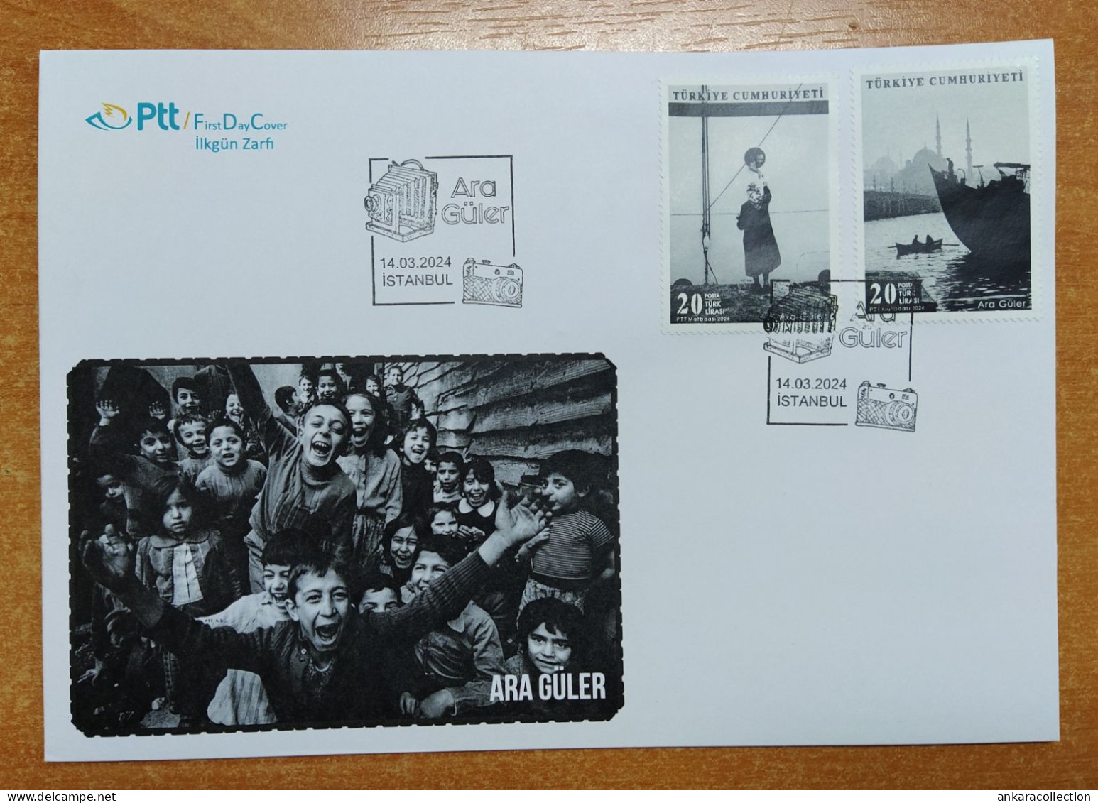 AC - TURKEY FDC -  ARA GULER  PHOTOJOURNALIST ISTANBUL, 14 MARCH 2024 - FDC