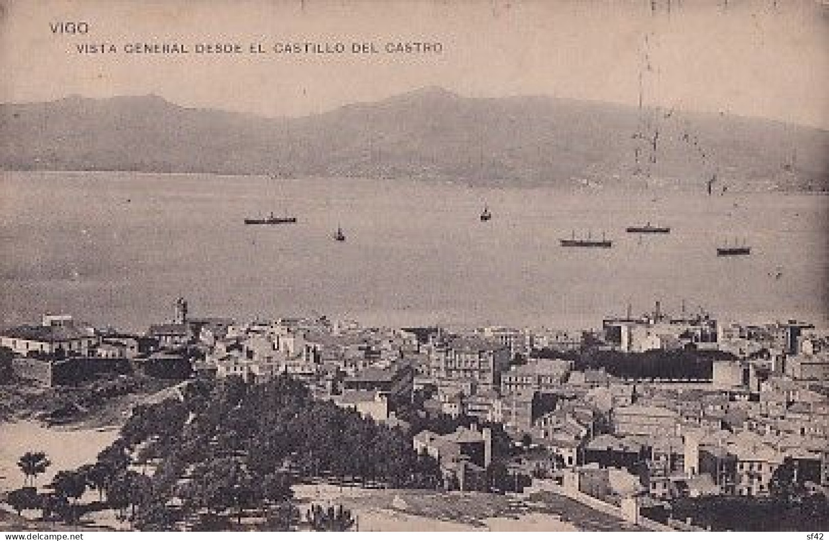 VIGO            VISTA GENERAL DESDE EL CASTILLO DEL CASTRO - Sonstige & Ohne Zuordnung