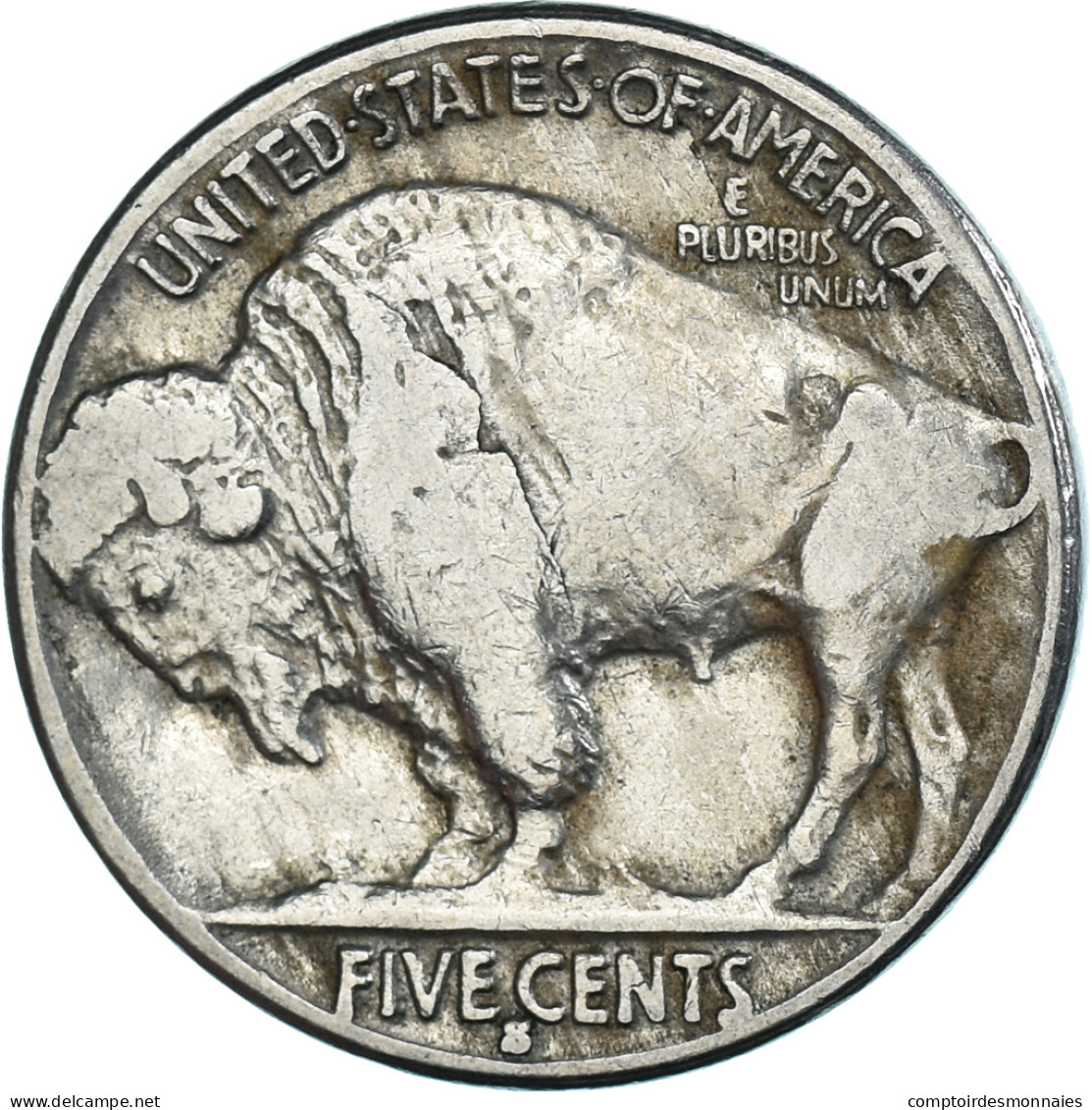 Monnaie, États-Unis, 5 Cents, 1935 - 1913-1938: Buffalo