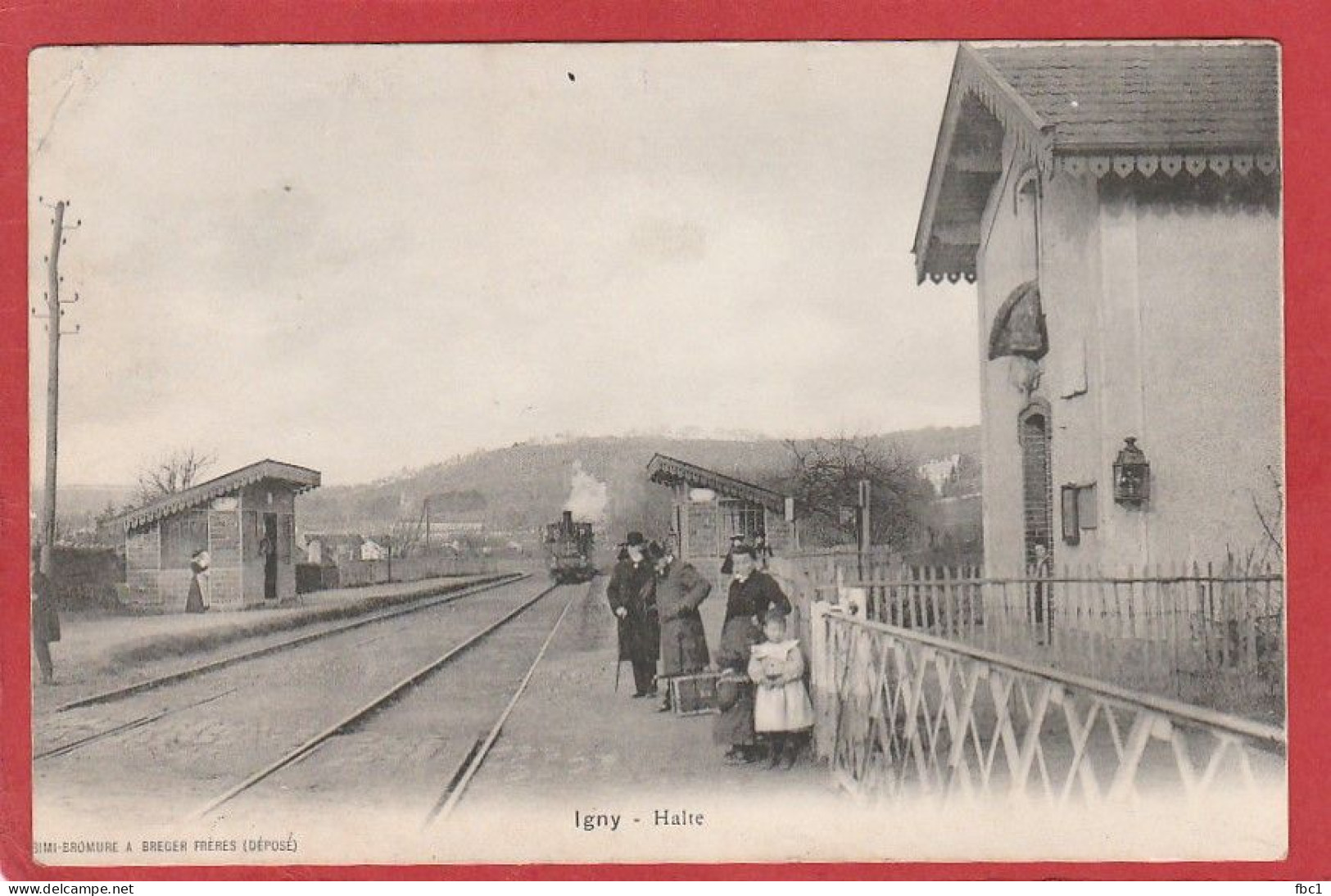 Essonne - Igny - Halte - Train - Chemin De Fer - Igny