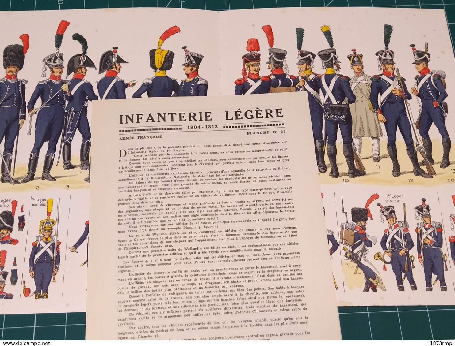 INFANTERIE LEGERE 1804.1813, N°33 LUCIEN ROUSSELOT 1966, PREMIER EMPIRE - Altri & Non Classificati