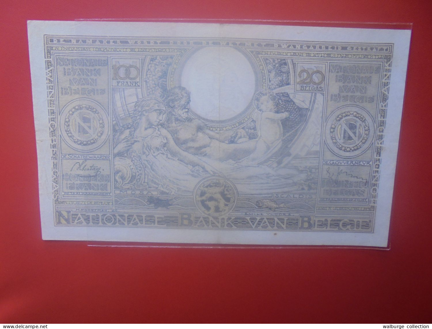 BELGIQUE 100 FRANCS 1938 Circuler COTES:5-10-25 EURO (B.33) - 100 Francs & 100 Francs-20 Belgas
