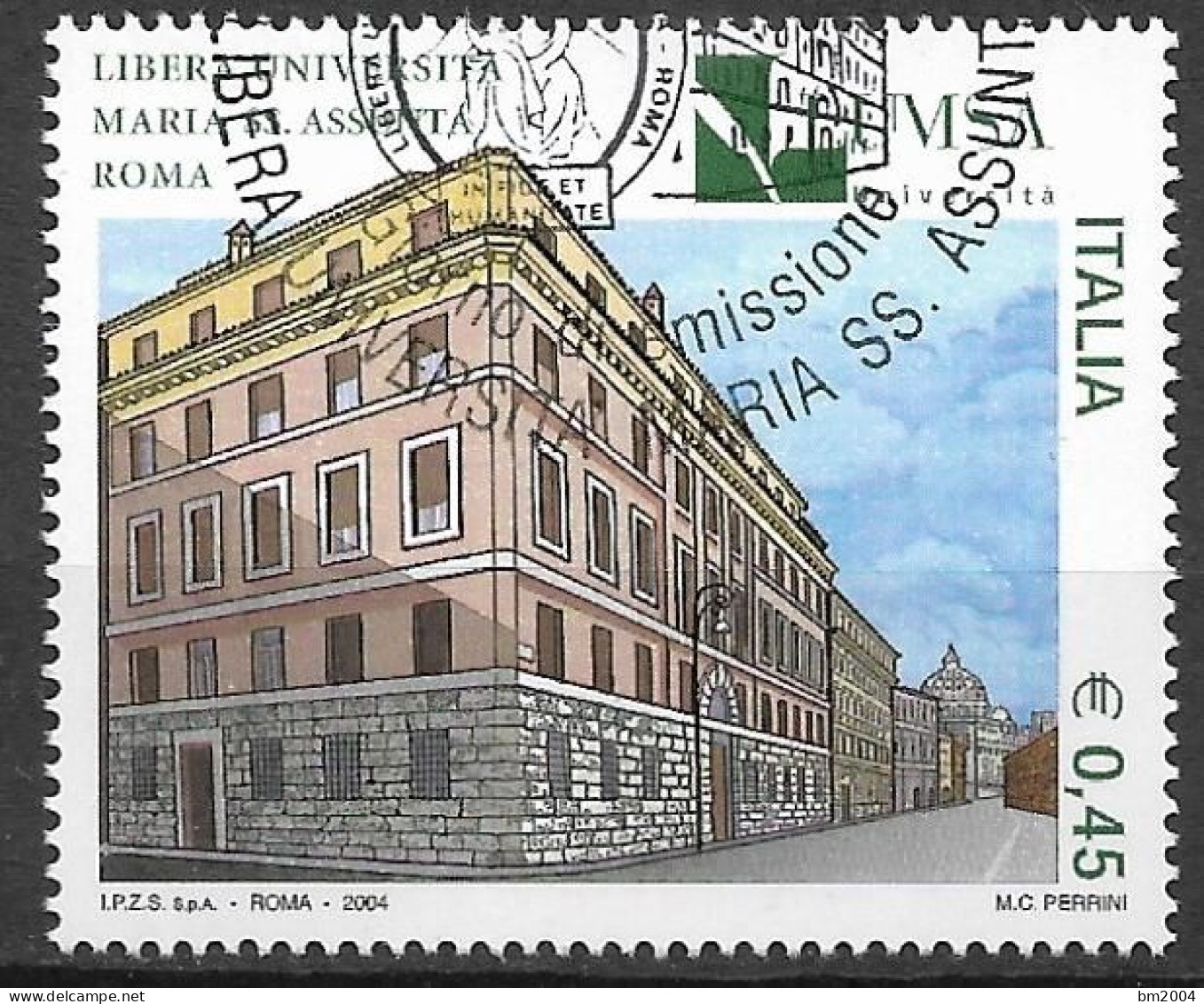 2004 Italien  Mi. 3007 FD-used   Freie Universität Maria Ss. Assunta (LUMSA), Rom. - 2001-10: Usati