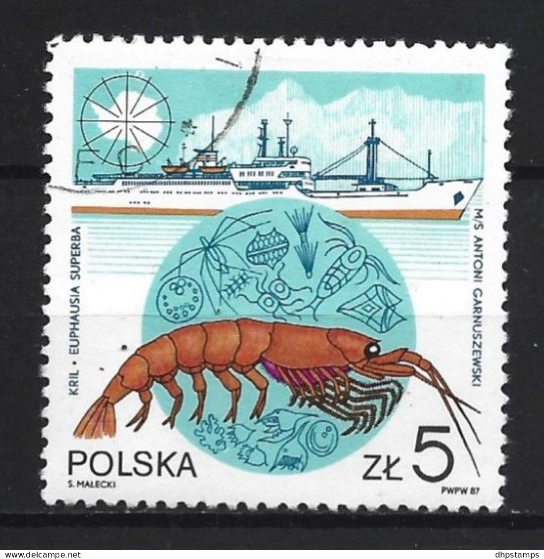 Polen 1987 Shrimp Y.T. 2887 (0) - Gebraucht