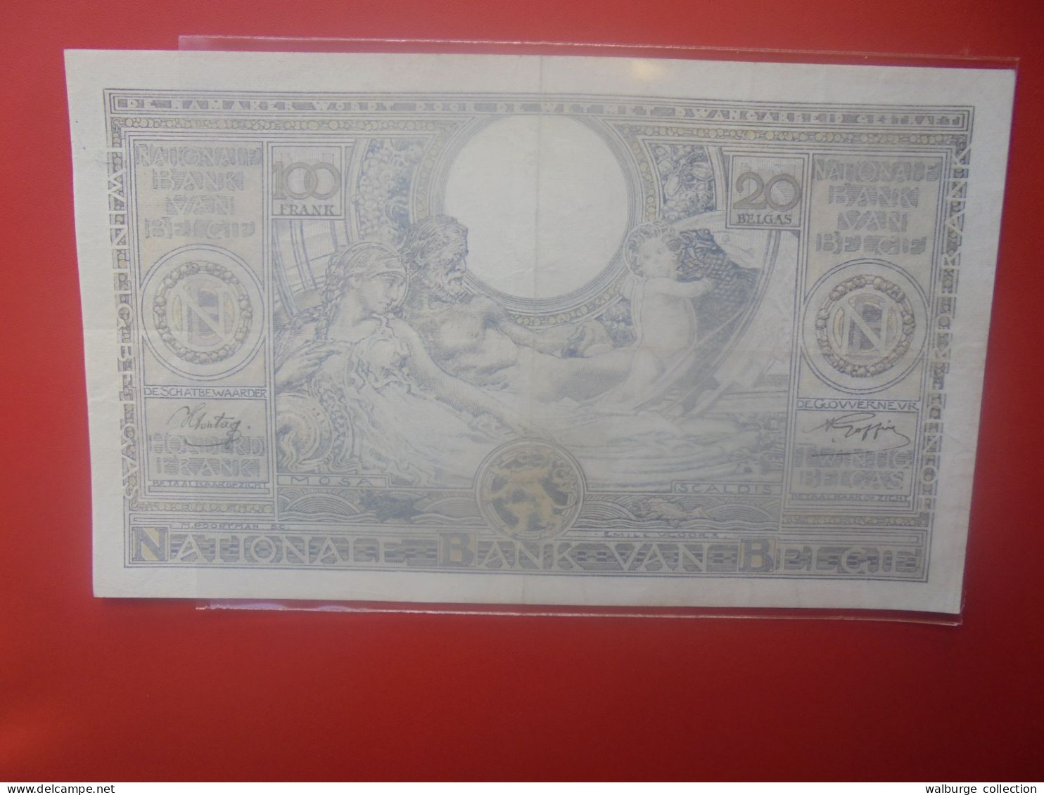 BELGIQUE 100 FRANCS 1942 Circuler COTES:5-10-25 EURO (B.33) - 100 Francs & 100 Francs-20 Belgas