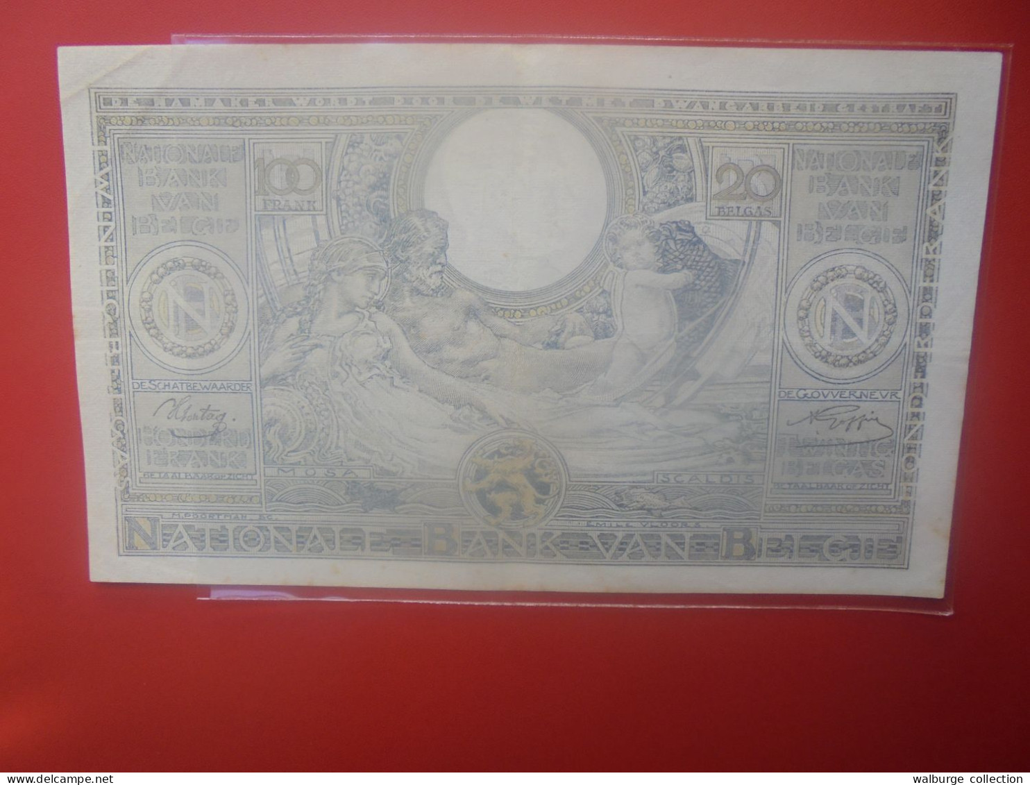 BELGIQUE 100 FRANCS 1943 Circuler COTES:5-10-25 EURO (B.33) - 100 Francs & 100 Francs-20 Belgas
