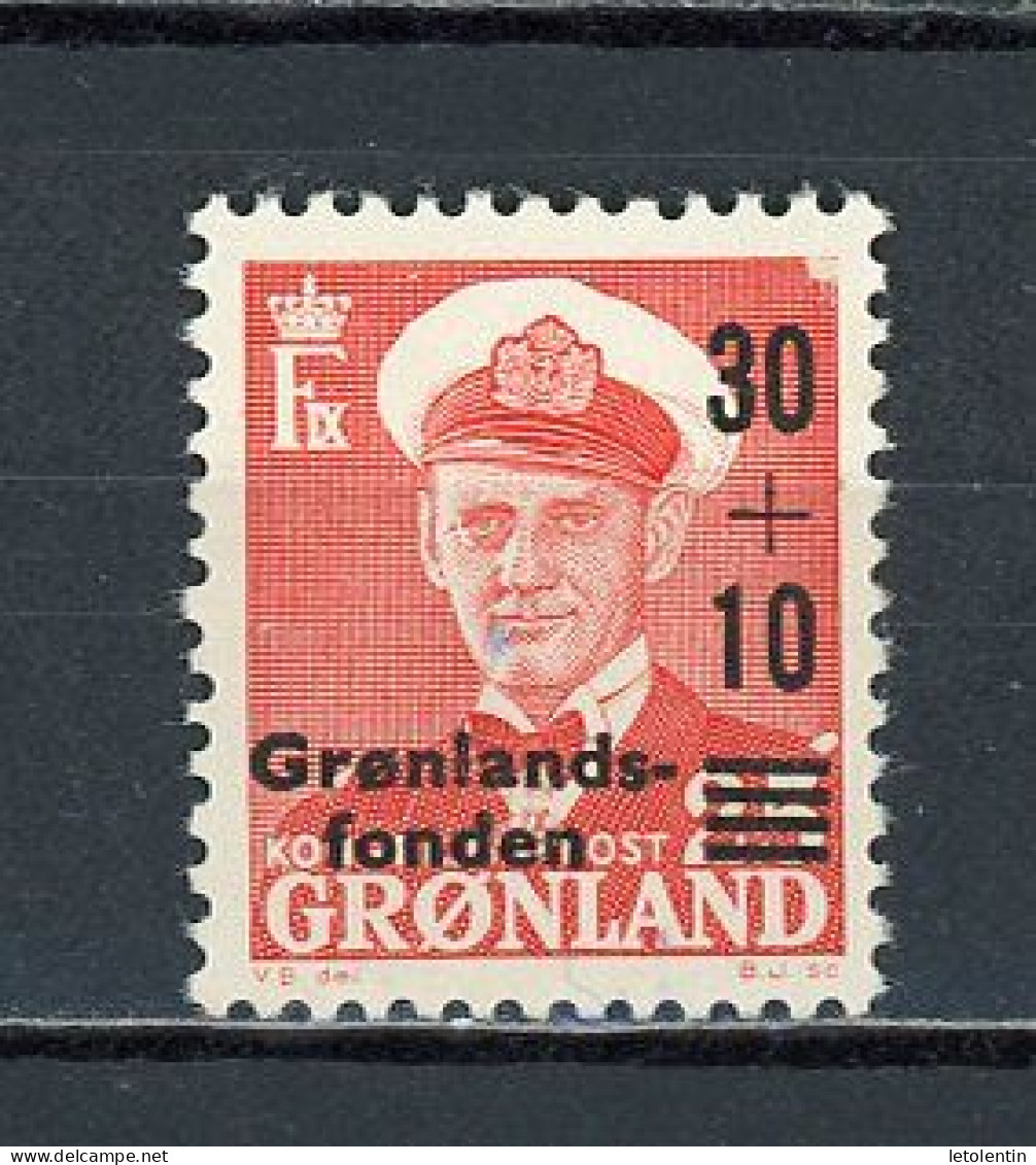 GROENLAND - FREDERIC IX - N° Yvert 33** - Unused Stamps