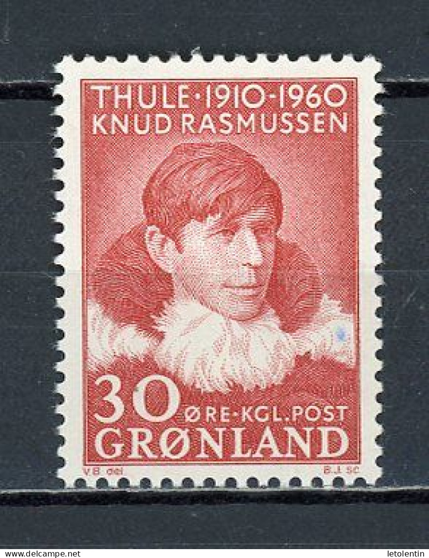 GROENLAND - KNUD RASMUSSEN - N° Yvert 34** - Ungebraucht