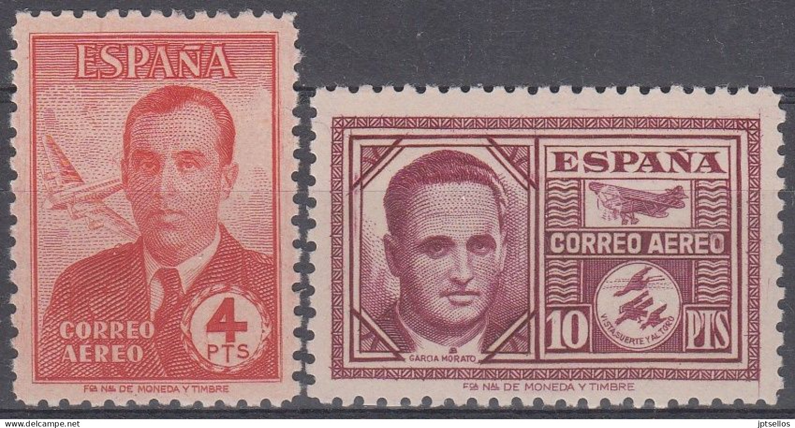 ESPAÑA 1945 Nº 991/992 NUEVO, SIN FIJASELLOS - Neufs