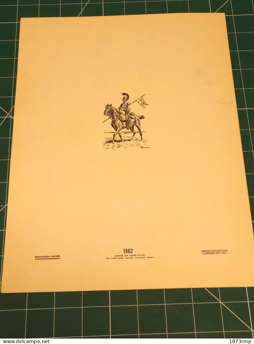 CHEVAU-LEGERS LANCIERS 1811.1815, N°77 LUCIEN ROUSSELOT 1962, PREMIER EMPIRE - Otros & Sin Clasificación