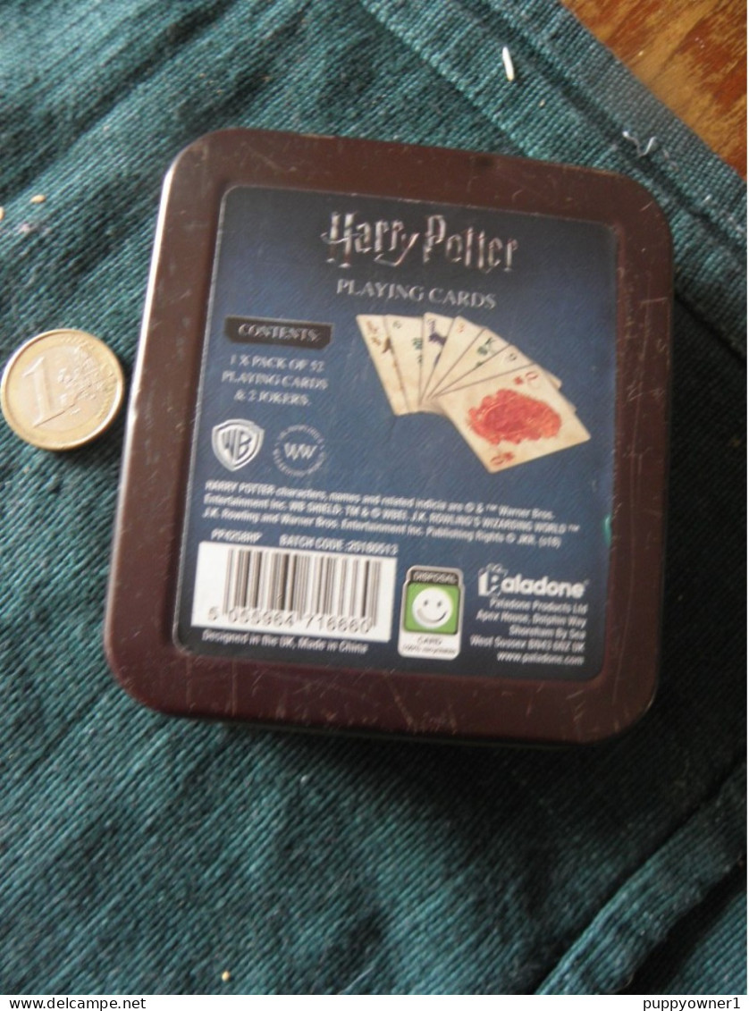 Cartes à Jouer Harry Potter En Boite Metal - 54 Karten