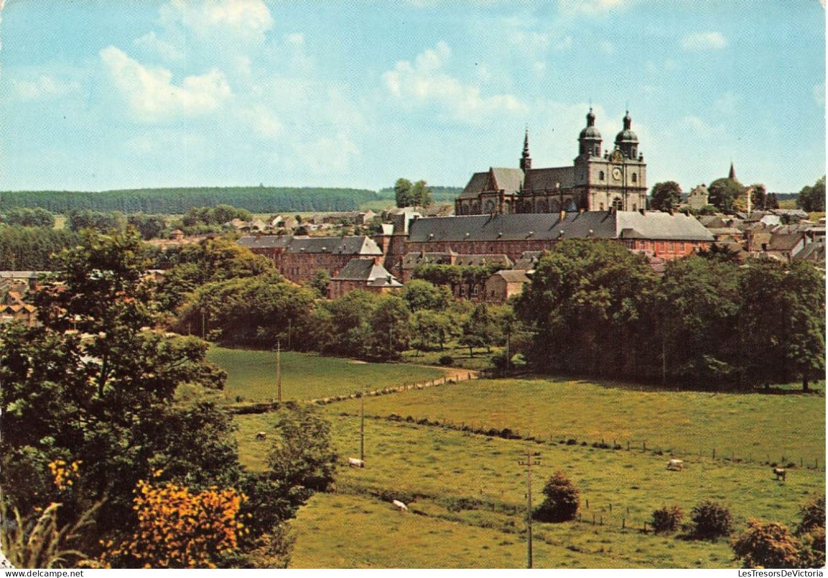 BELGIQUE - Saint Hubert - Panorama De La Ville - Colorisé - Carte Postale - Saint-Hubert