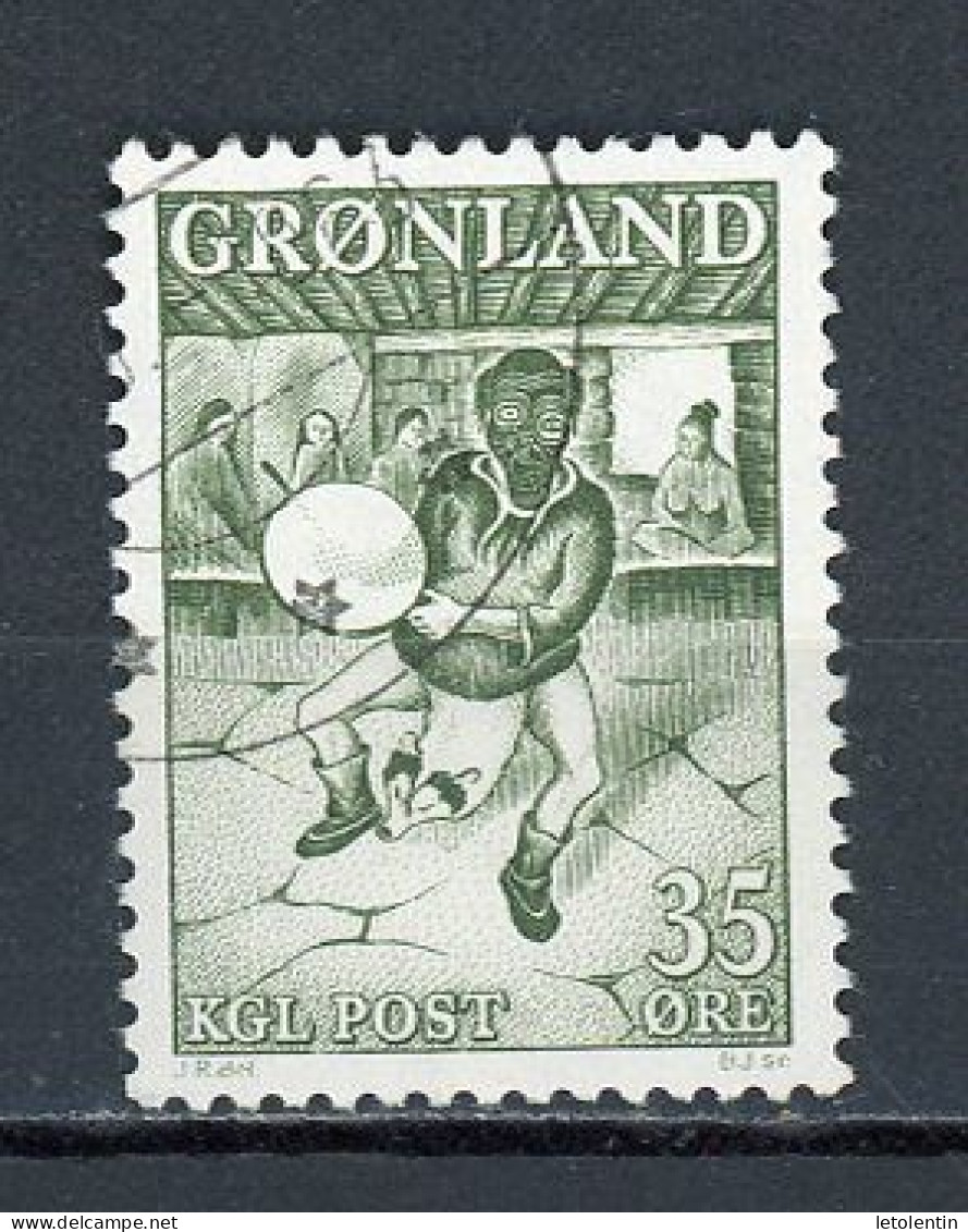 GROENLAND - FOLKLORE - N° Yvert 35 Obli. - Usados