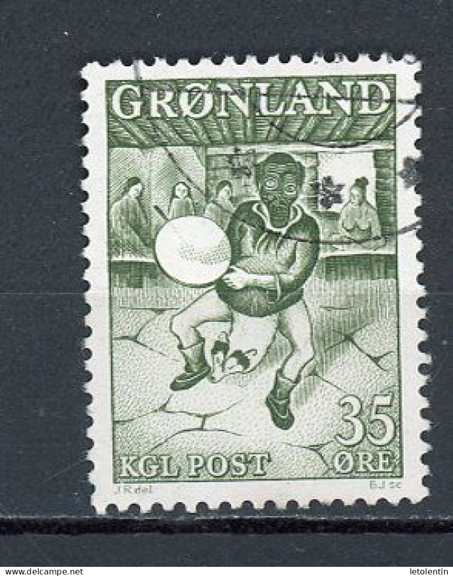 GROENLAND - FOLKLORE - N° Yvert 35 Obli. - Used Stamps