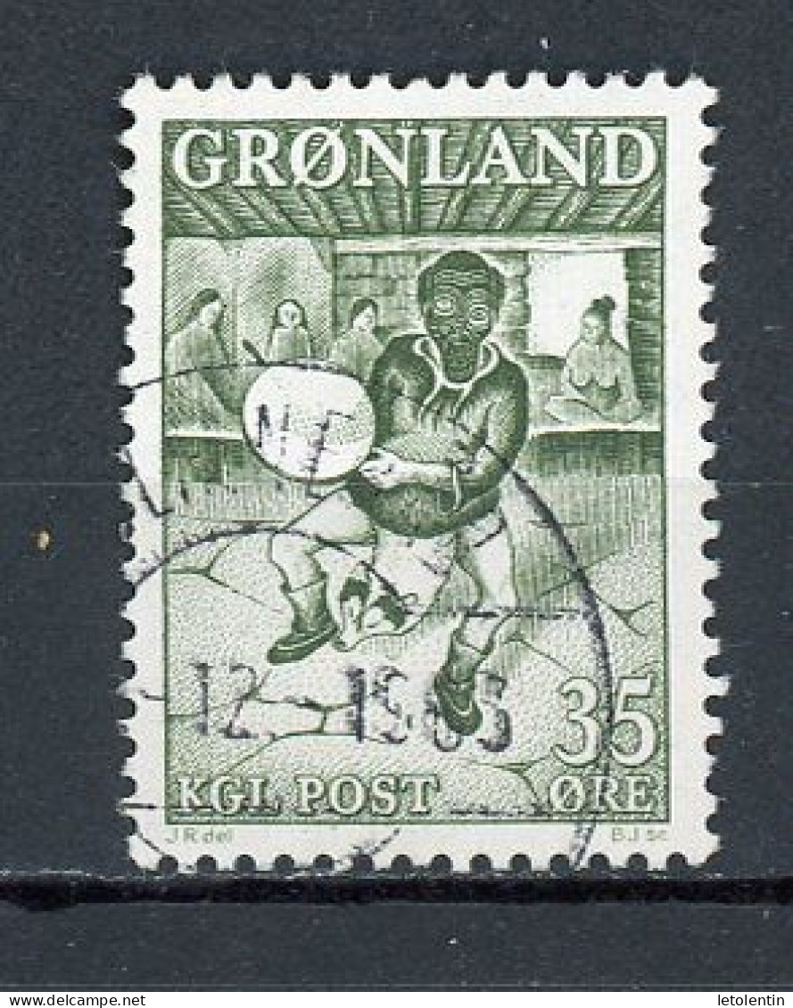 GROENLAND - FOLKLORE - N° Yvert 35 Obli. - Gebruikt