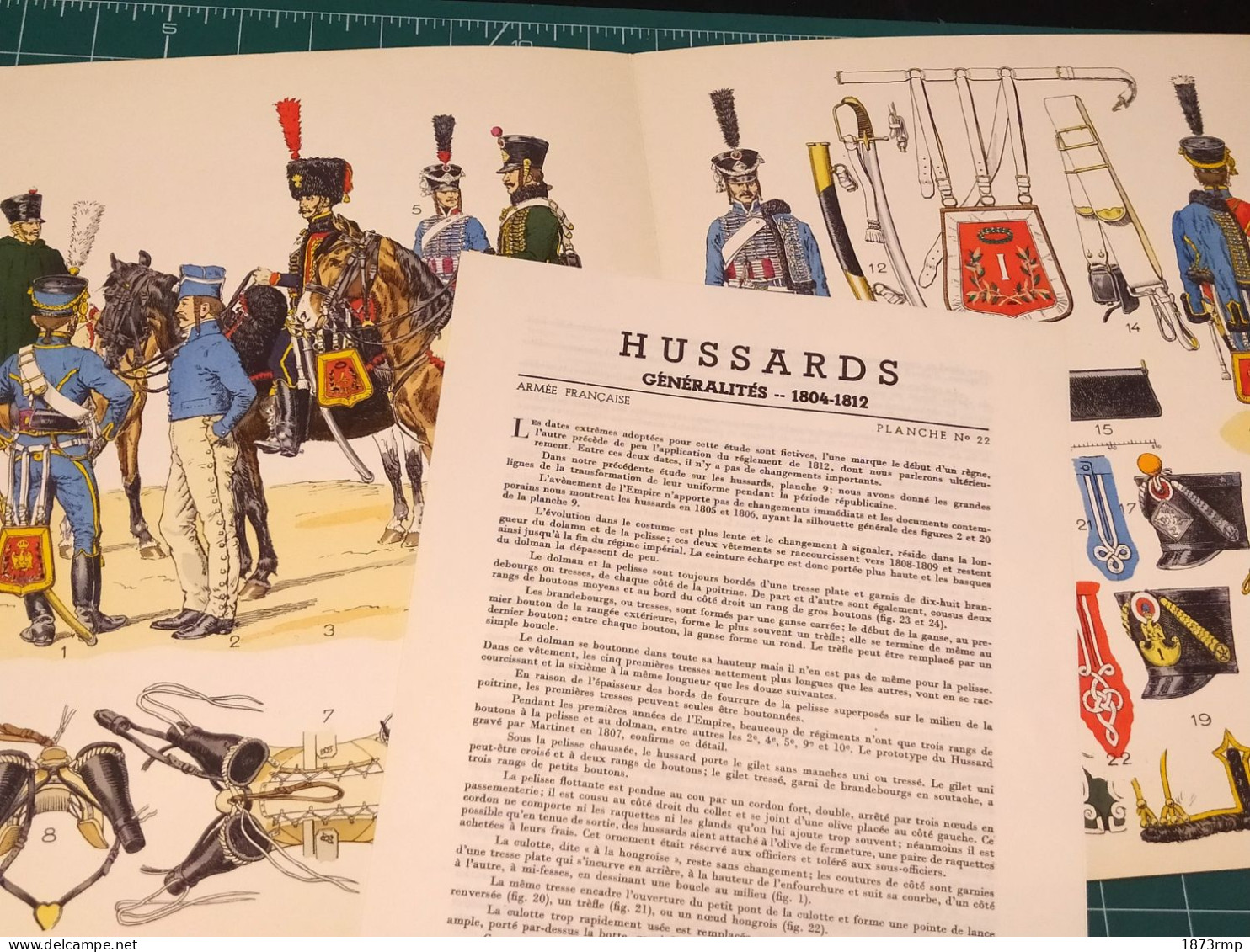 HUSSARDS GENERALITES 1804.1812,  N°22 LUCIEN ROUSSELOT 1962, PREMIER EMPIRE - Altri & Non Classificati