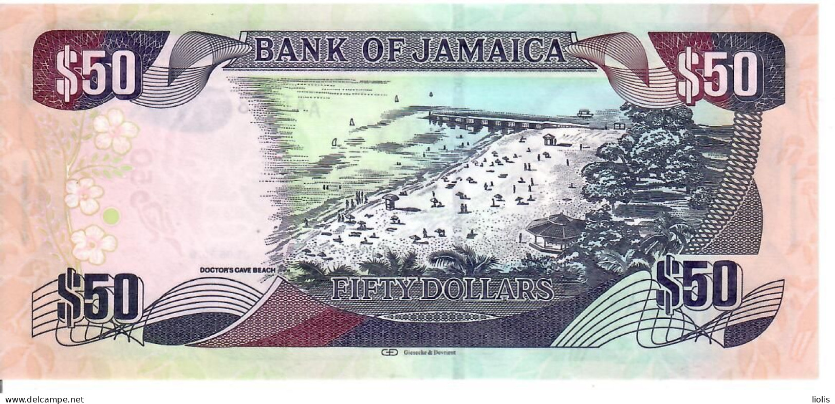 Jamaica  P-94  50 Dollars  2020 UNC - Jamaique