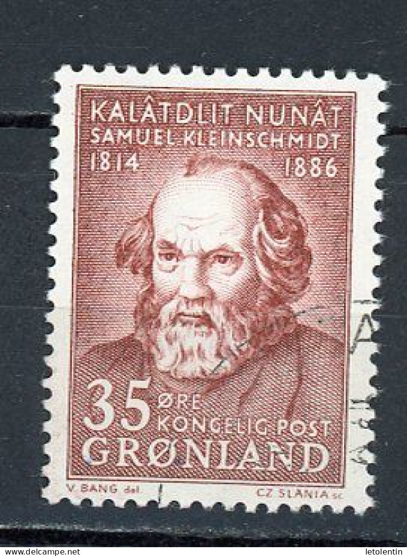 GROENLAND - SAMUEL KLEISCHMIDT - N° Yvert 55 Obli. - Gebraucht