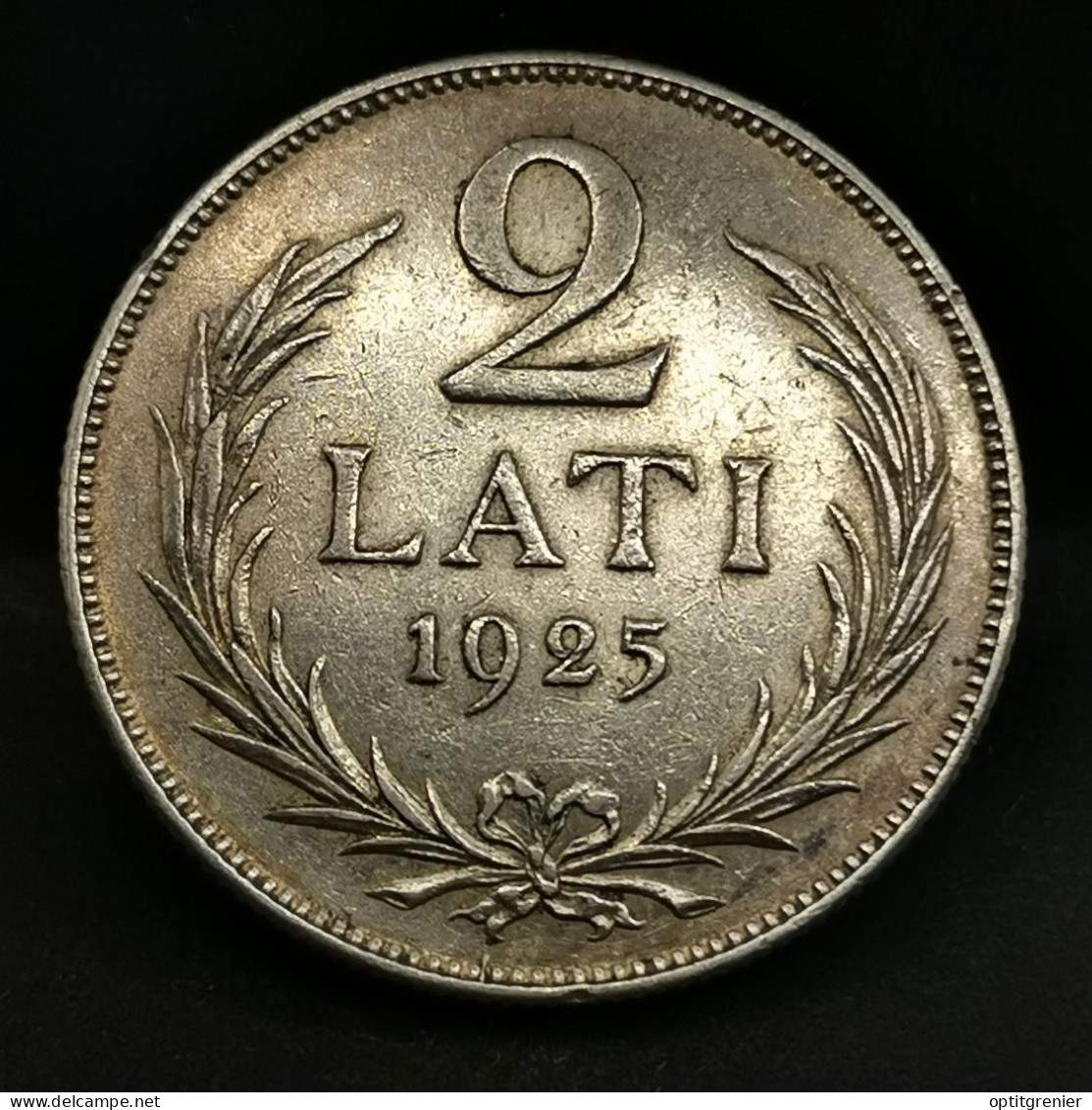 2 LATI 1925 ARGENT LETTONIE / SILVER - Letland