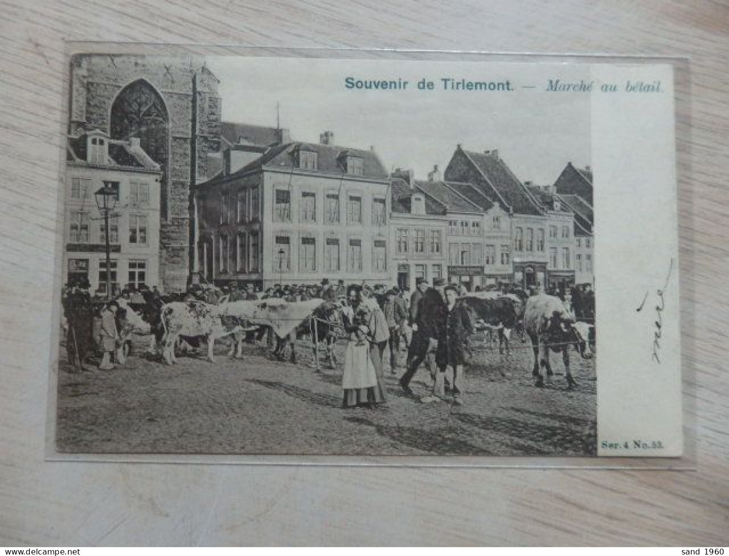 Tirlemont / Tienen - Marché Au Bétail - Couleur - Série: 4 - N°53 - Vanderauwera - Circulé:1903 - 2 Scans - Tienen