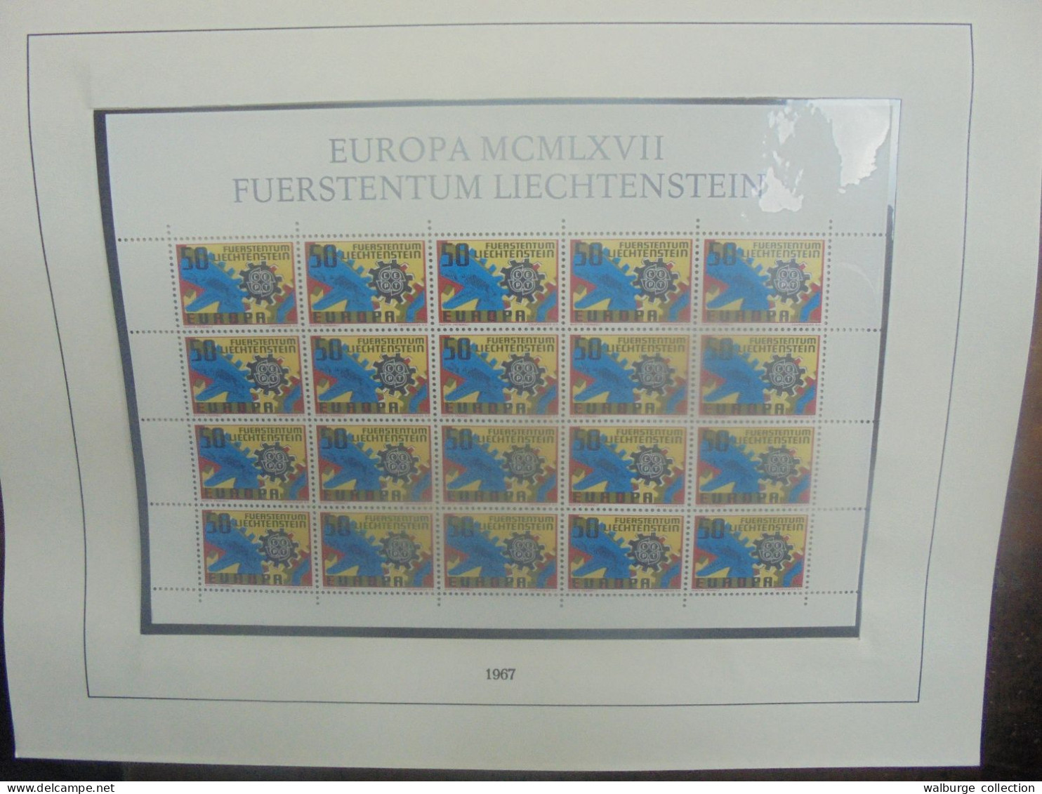 EUROPA 1963-76 NEUFS** dont BLOCS TRES BELLE COLLECTION ALBUM "Lindner" (4355) 2 KILOS 700