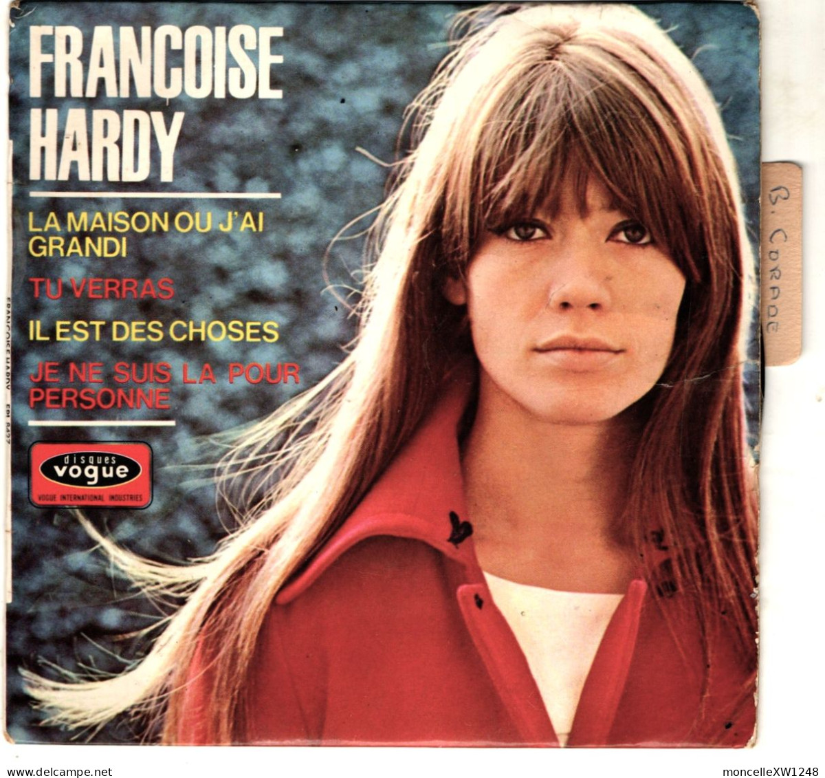 Françoise Hardy - 45 T EP La Maison Où J'ai Grandi (1966 - Languette) - 45 Rpm - Maxi-Singles