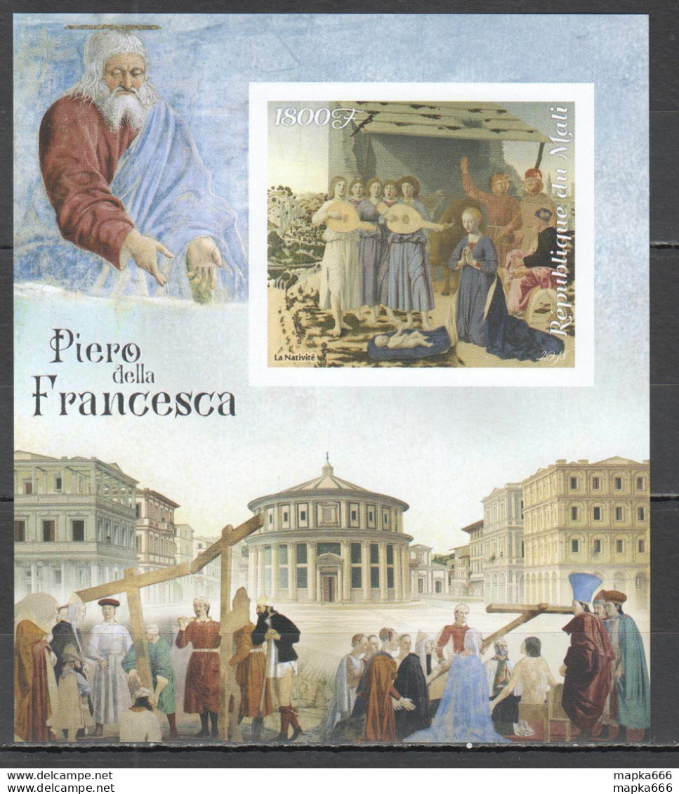 J816 Imperf 2018 Art Paintings Piero Della Francesca 1Bl Mnh - Autres & Non Classés