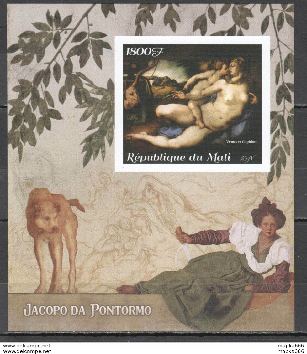 J817 Imperf 2018 Art Paintings Jcopo Da Pontormo 1Bl Mnh - Autres & Non Classés