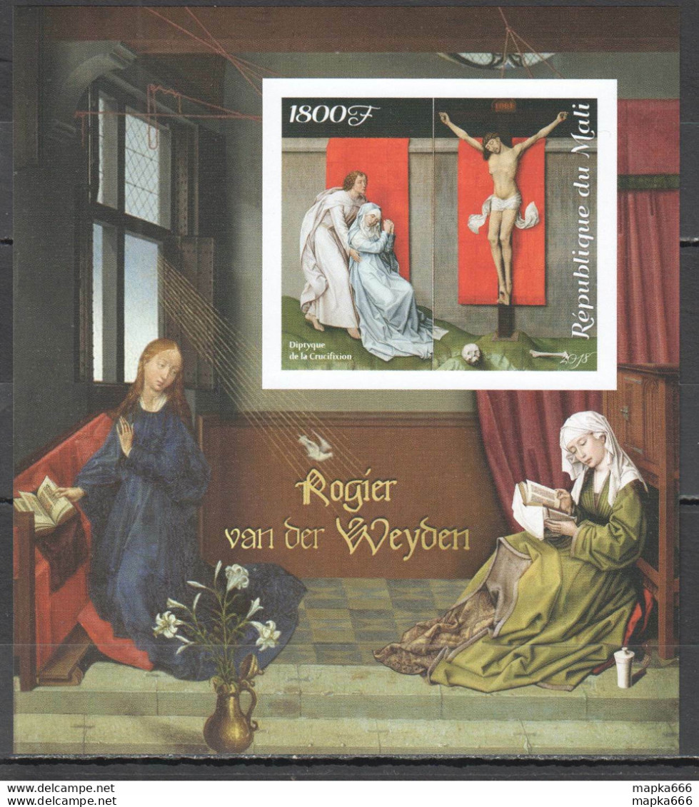 J820 Imperf 2018 Art Paintings Roger Van Der Weyden 1Bl Mnh - Autres & Non Classés